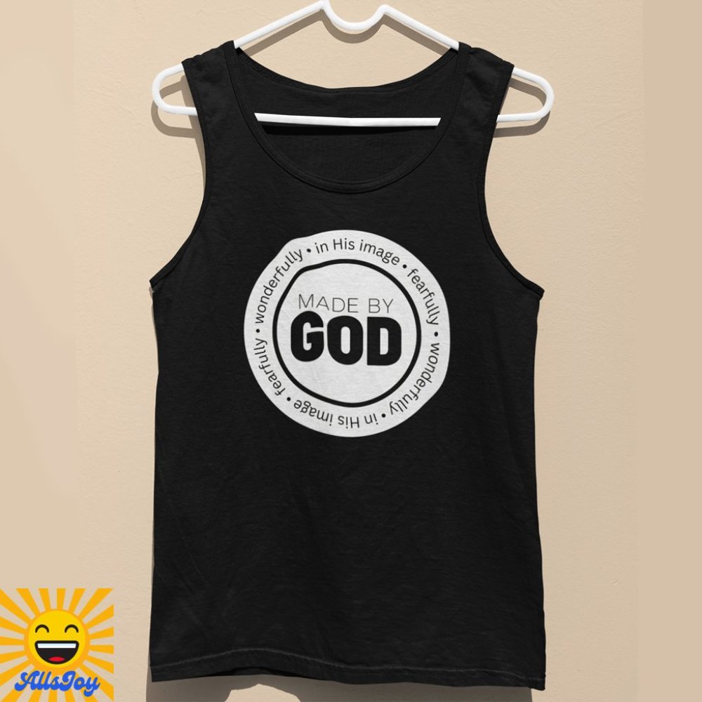 MADE BY GOD Black Tank Top Shirt